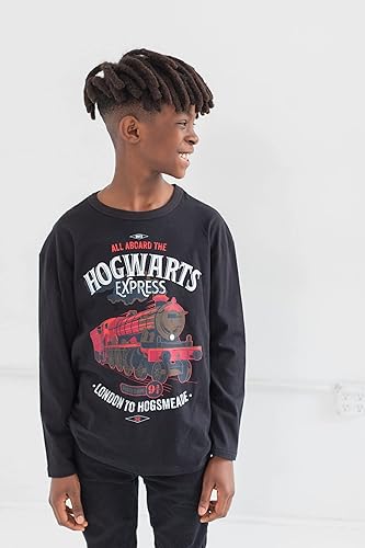 Miniatura 3 de Harry Potter Hogwarts - Camiseta de manga larga para niños pequeños, 2 unidades
