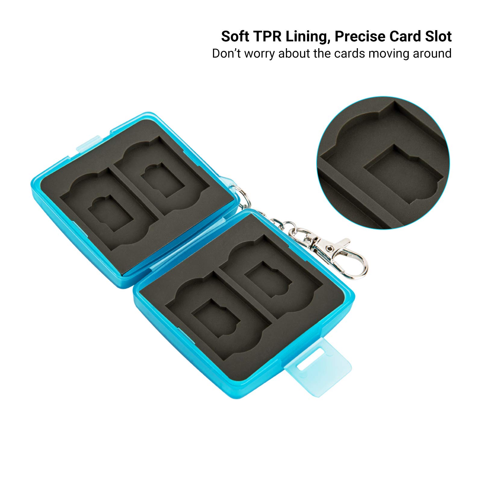 VBESTLIFE Étui Pour Carte Mémoire De Jeu Boîte De Rangement De