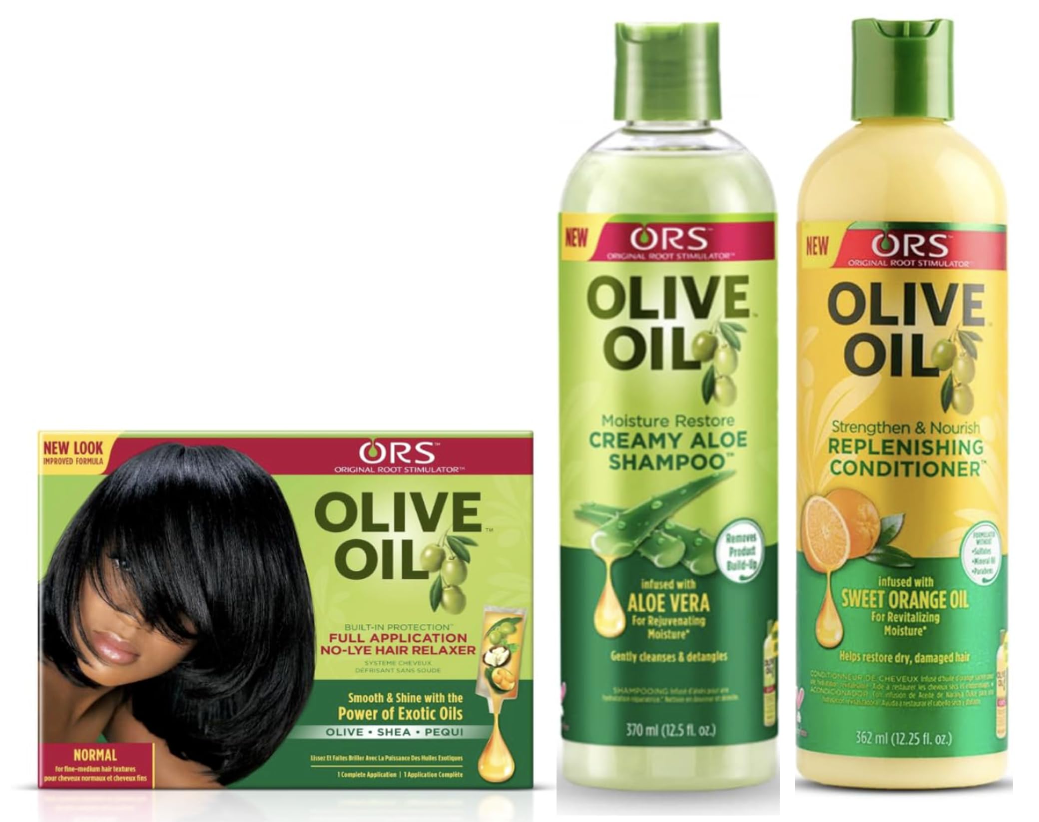 ORS Olive Oil No-Lye Relaxer Bundle