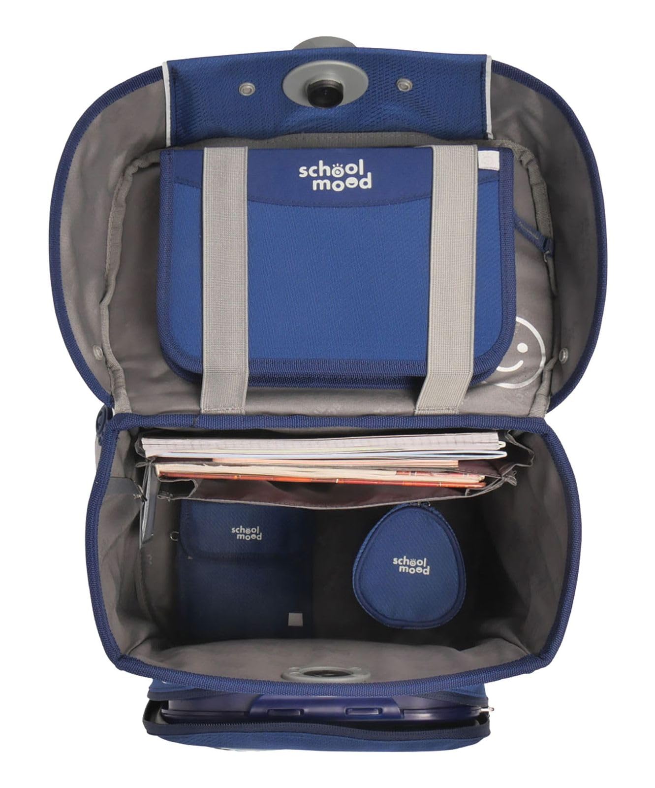 School-Mood Schulranzenset Champion Maxx Paul Fußball 7-teilig Grundschule Schulrucksack Schulranzen