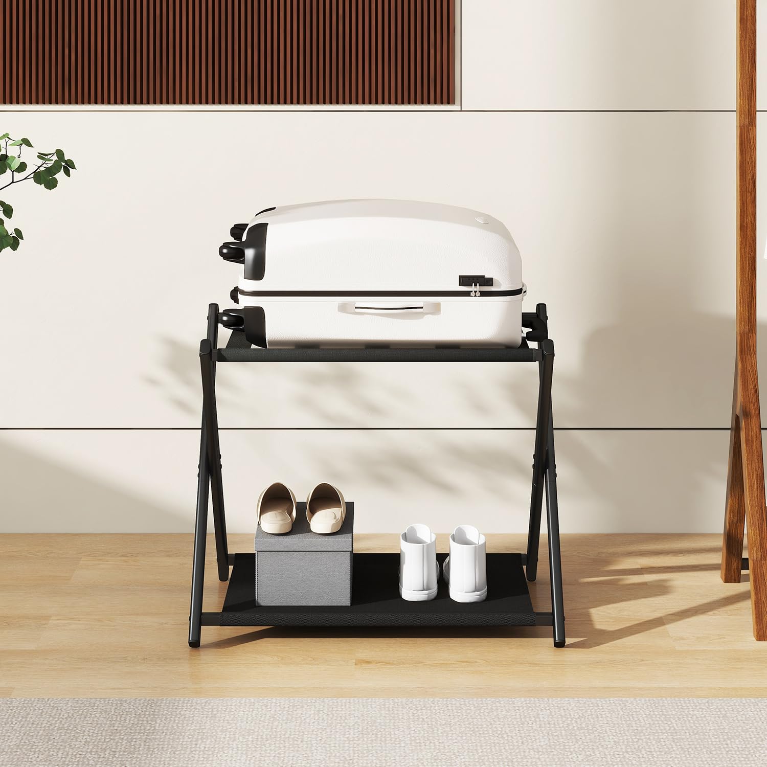 IBUYKE Luggage Rack for All Suitcase Sizes TLR002B
