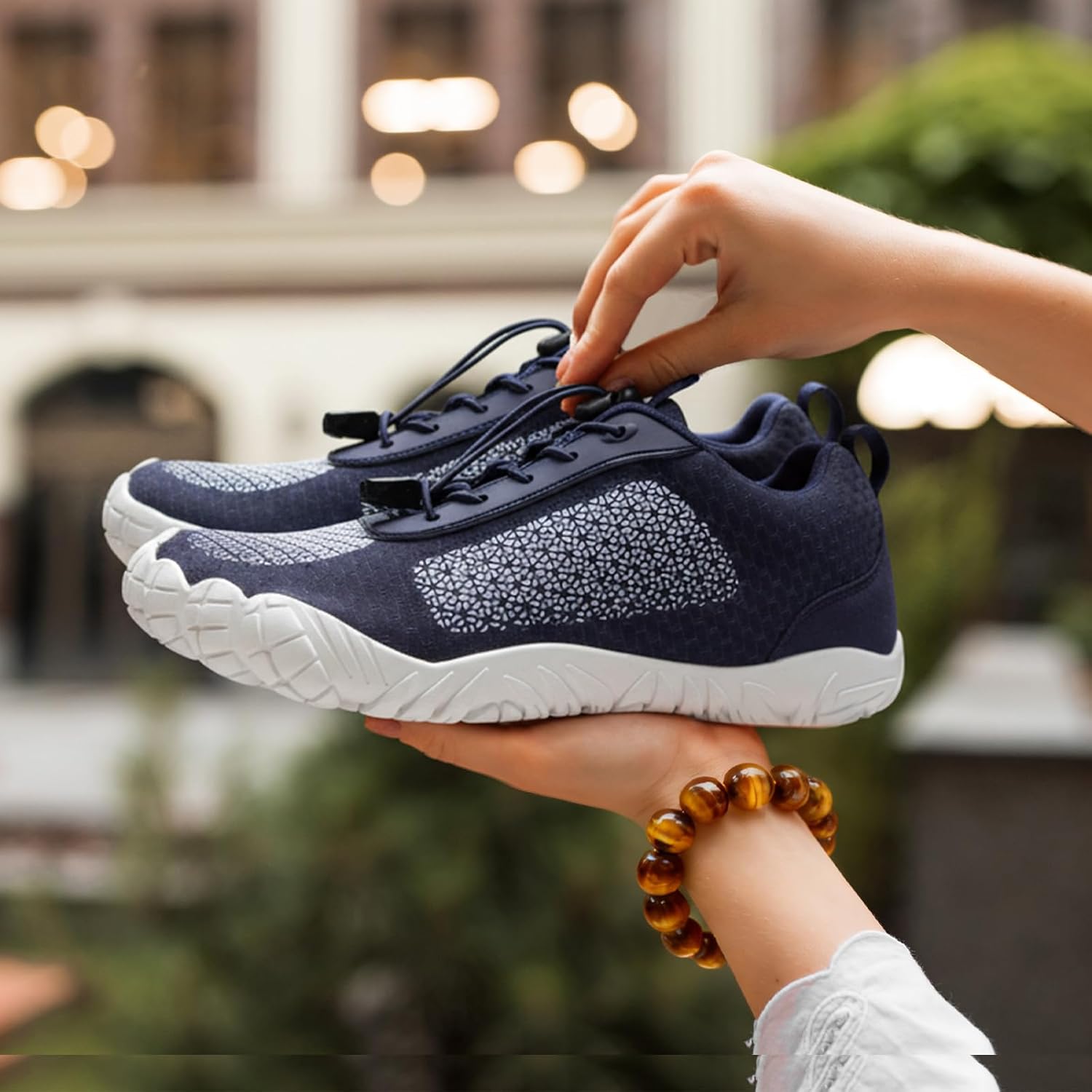 Hiking Cloud-Like Barefoot Shoes Women Men Footwear,Minimalist Trail Running Shoe for Women,Wide Toe Box Zero Drop Slight Arch-Support Breathable Walking Shoes,Non-Slip Flexible Gym Workout Shoes