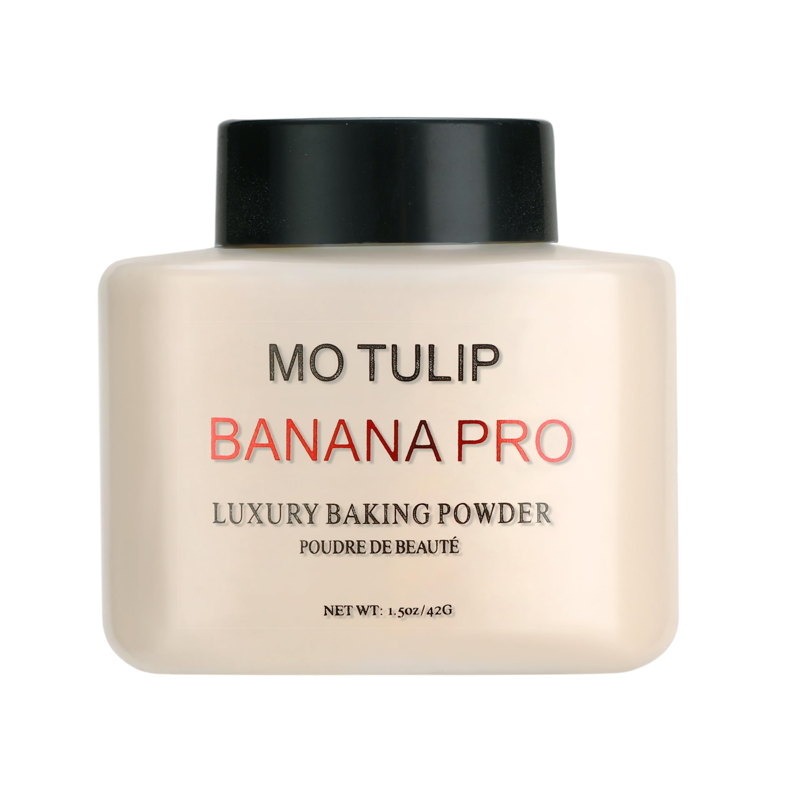 MO TULIP Banana Pro Loose Baking Powder – Matte Setting Powder, 1.5 oz