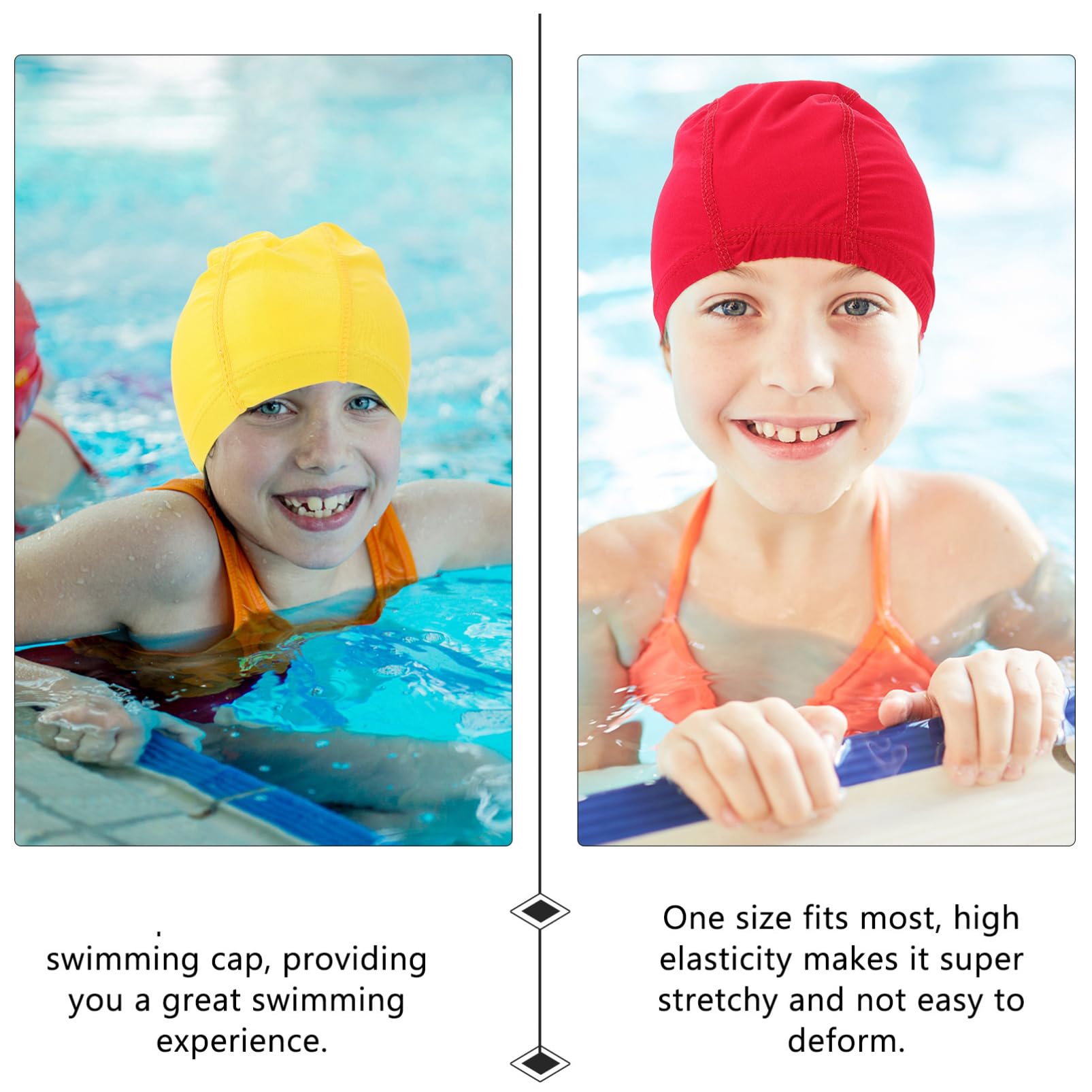 POPETPOP Gorra De Natación De Color Sólido para Los De Natación Gorras De Natación para Adultos Sombrero De Visera para Sombrero De Bebé Nadar Nylon