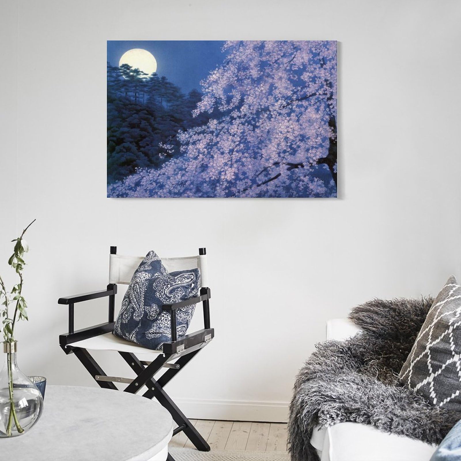 Amazon.co.jp: 東山魁夷「桜の風景」風景画有名画家、版画家