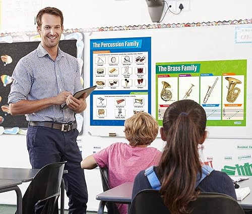 Miniatura 2 de Daydream Education Instrument Family Orchestra - Pósteres musicales para aula, juego de 6, papel brillante, extragrande, 33 x 23.5 pulgadas,