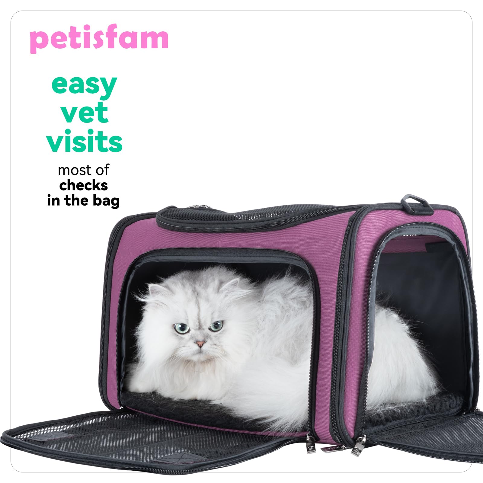 Transportbox für mittelgroße Katzen und kleine Hunde