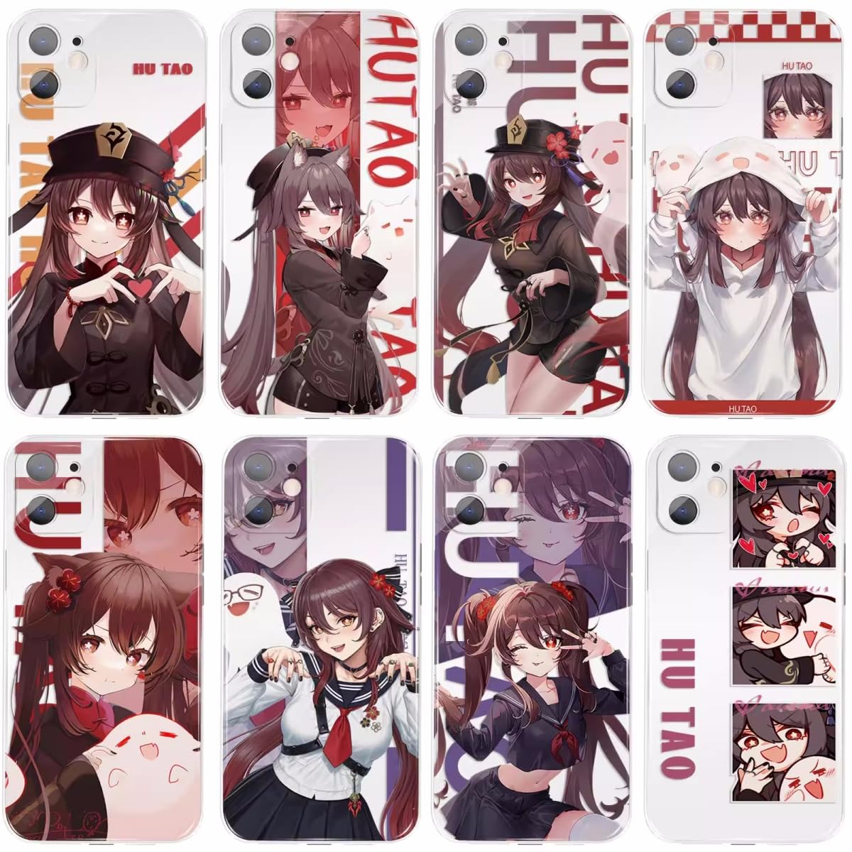 Amazon.co.jp: 【EIGHTEEN】原神 胡桃 フータオ iPhone15 ケース