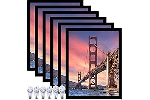 11x14 Picture Frame 6 Pack: Enhance Your Canvas Collage and Wall Art
