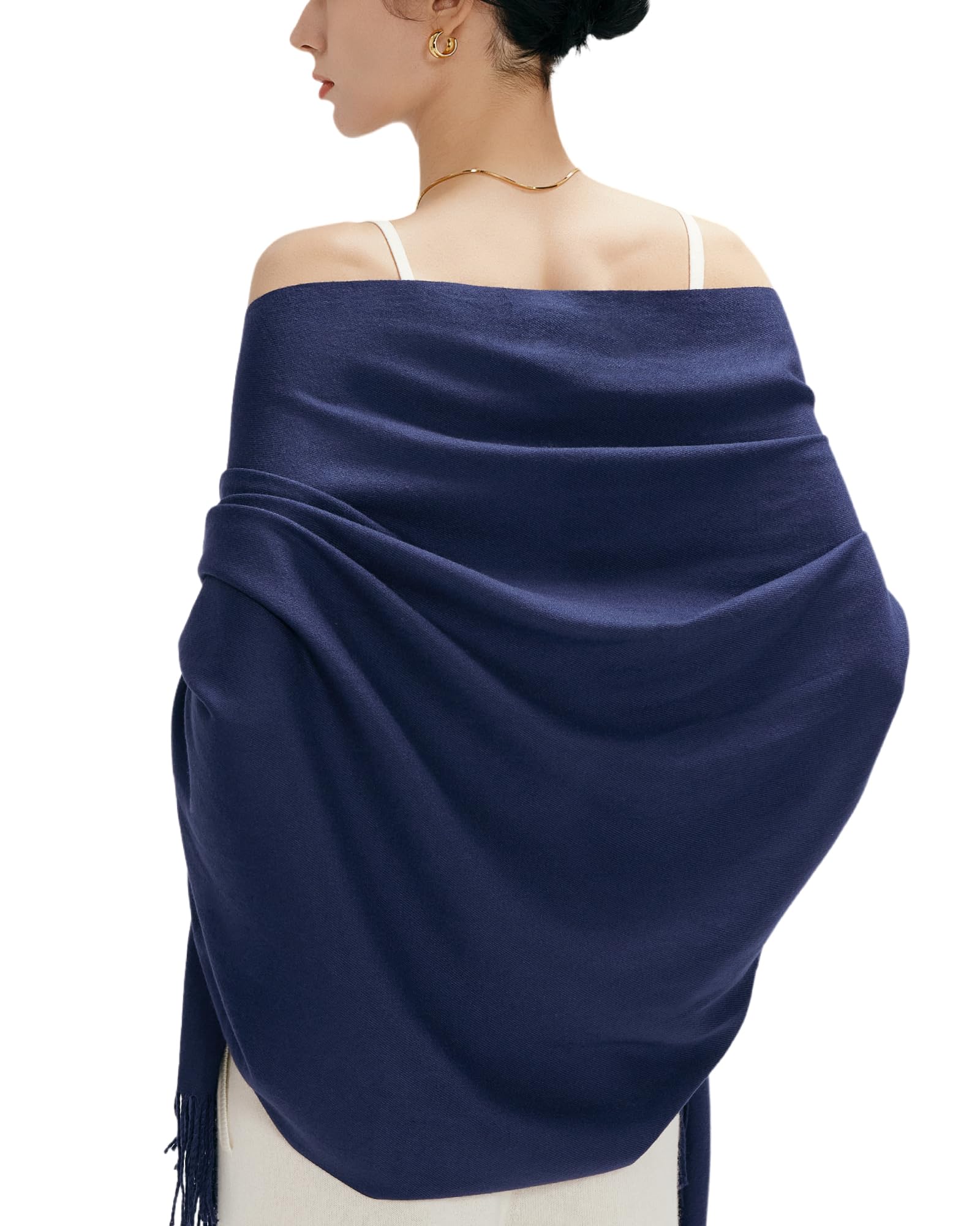 maamgic Pashmina Shawl for Women – Soft Lightweight Wrap for Wedding, Travel, Evening, Party – Elegant Scarf for All Seasons