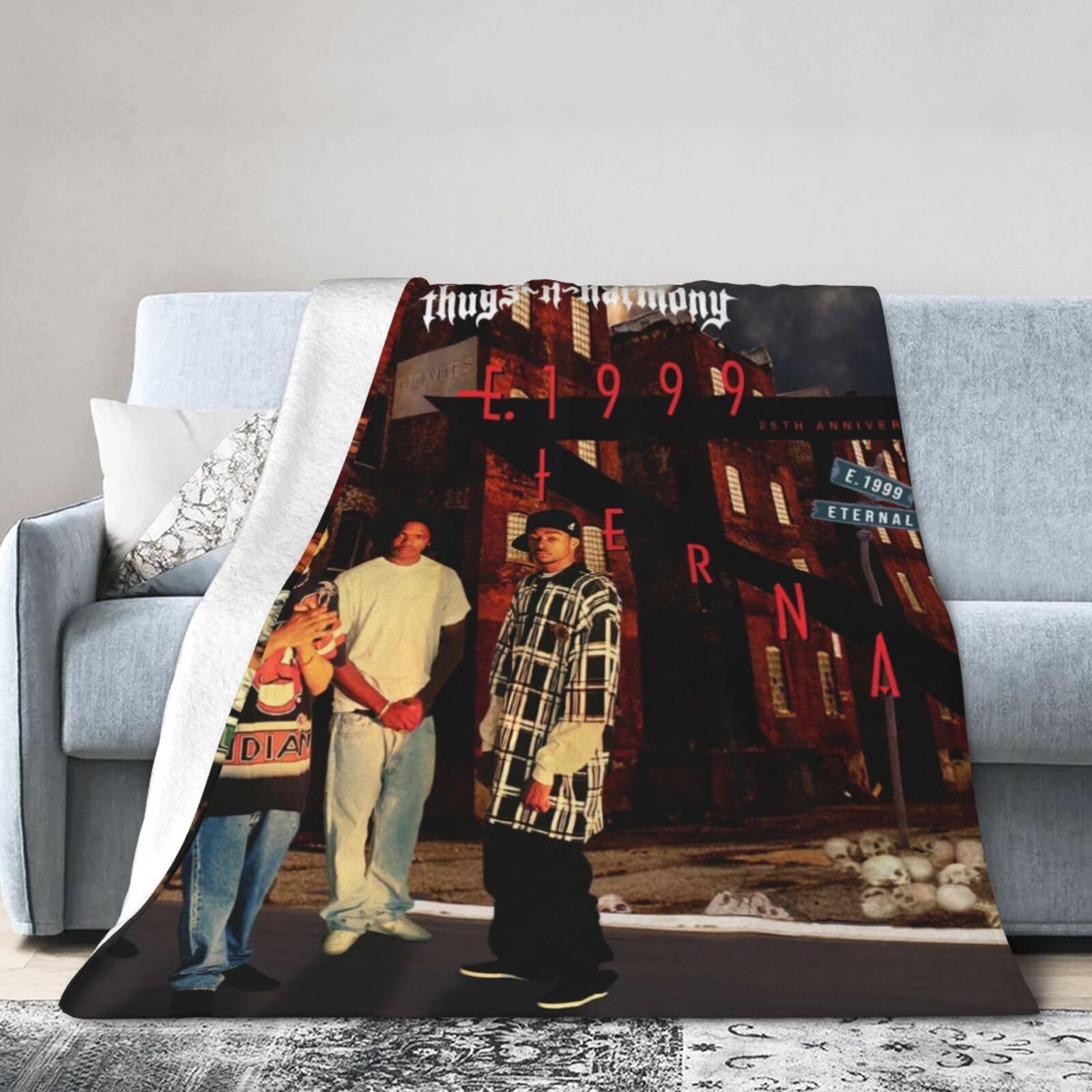 SANJEEVINI Bone Thugs N Harmony Blanket Fashion Music Super Soft Quilt Durable Warm Lightweight Blanket 40"x30"