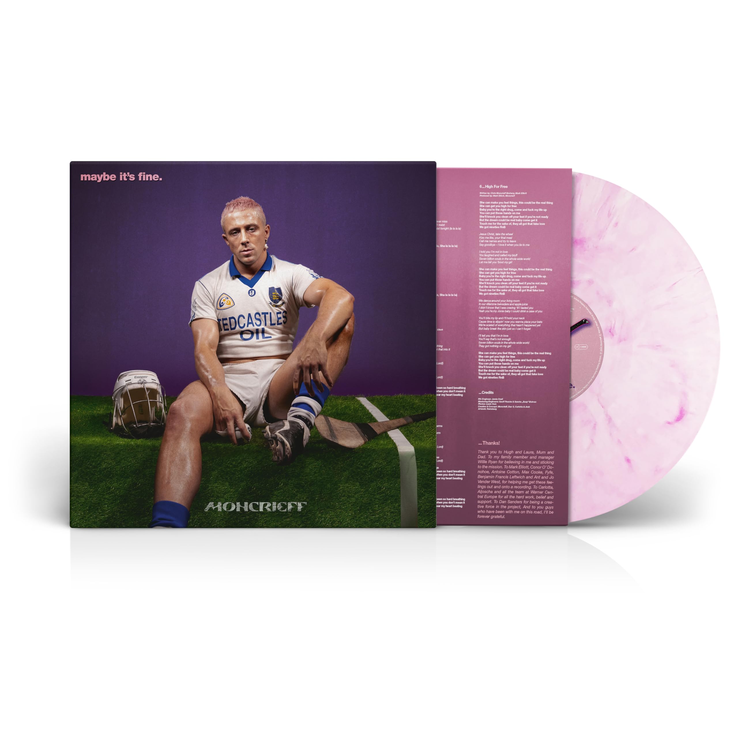 Moncrieff Maybe Its Fine (coloured Vinyl) LP New 5021732544919
