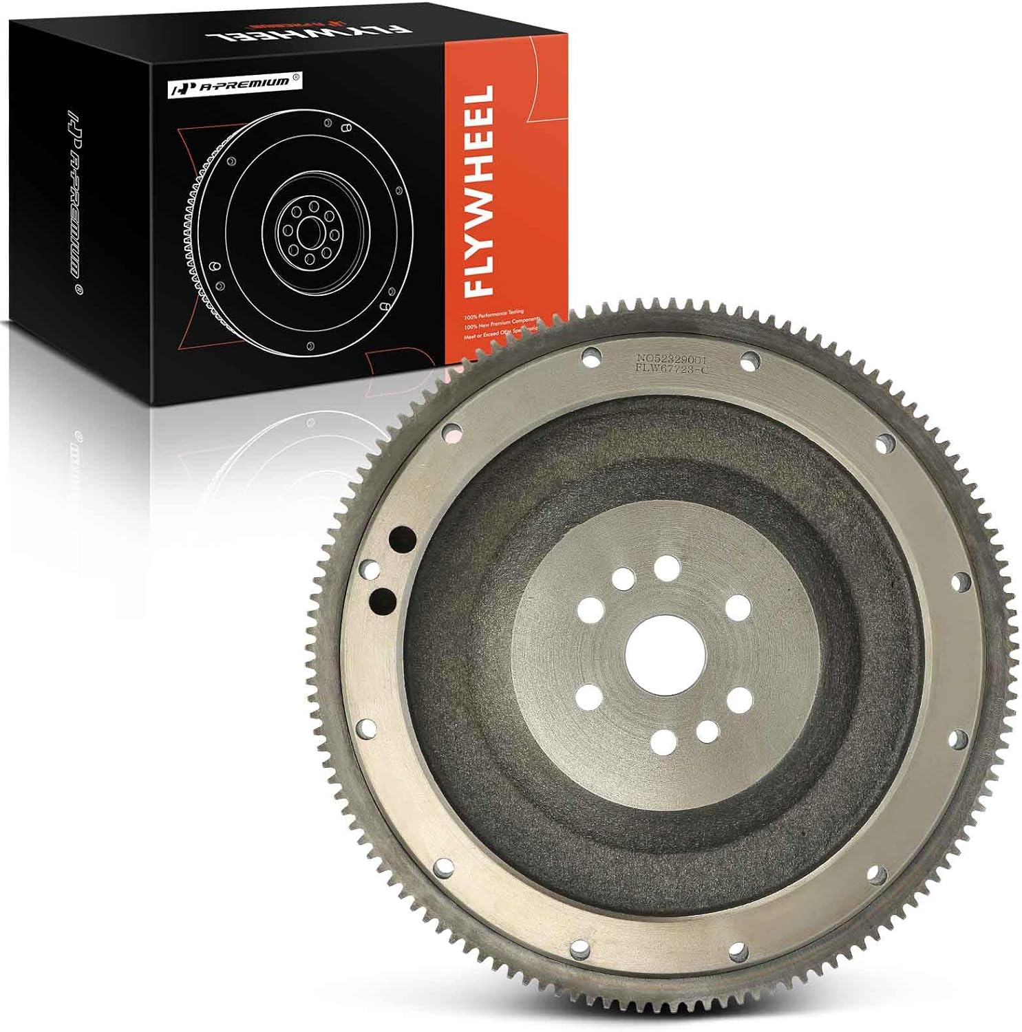 A-Premium Clutch Flywheel Compatible with Ford Ranger 1991-1994, Aerostar 1986-1994 & Mazda B3000 1994, 3.0L, Manual Transmission, 6 Bolt Holes, 132 Teeth, Replace# E69Z6375B