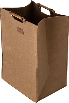 Mudo Home Dodie Keçe Çamaşır Sepeti Koyu Bej 29.5x37.5x52.5