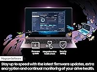 Vista 7 de Samsung T9 - SSD portátil de 4 TB, unidad externa de estado sólido USB 3.2 Gen 2x2, velocidades de lectura secuencial de hasta 2,000 MB/s para Negro