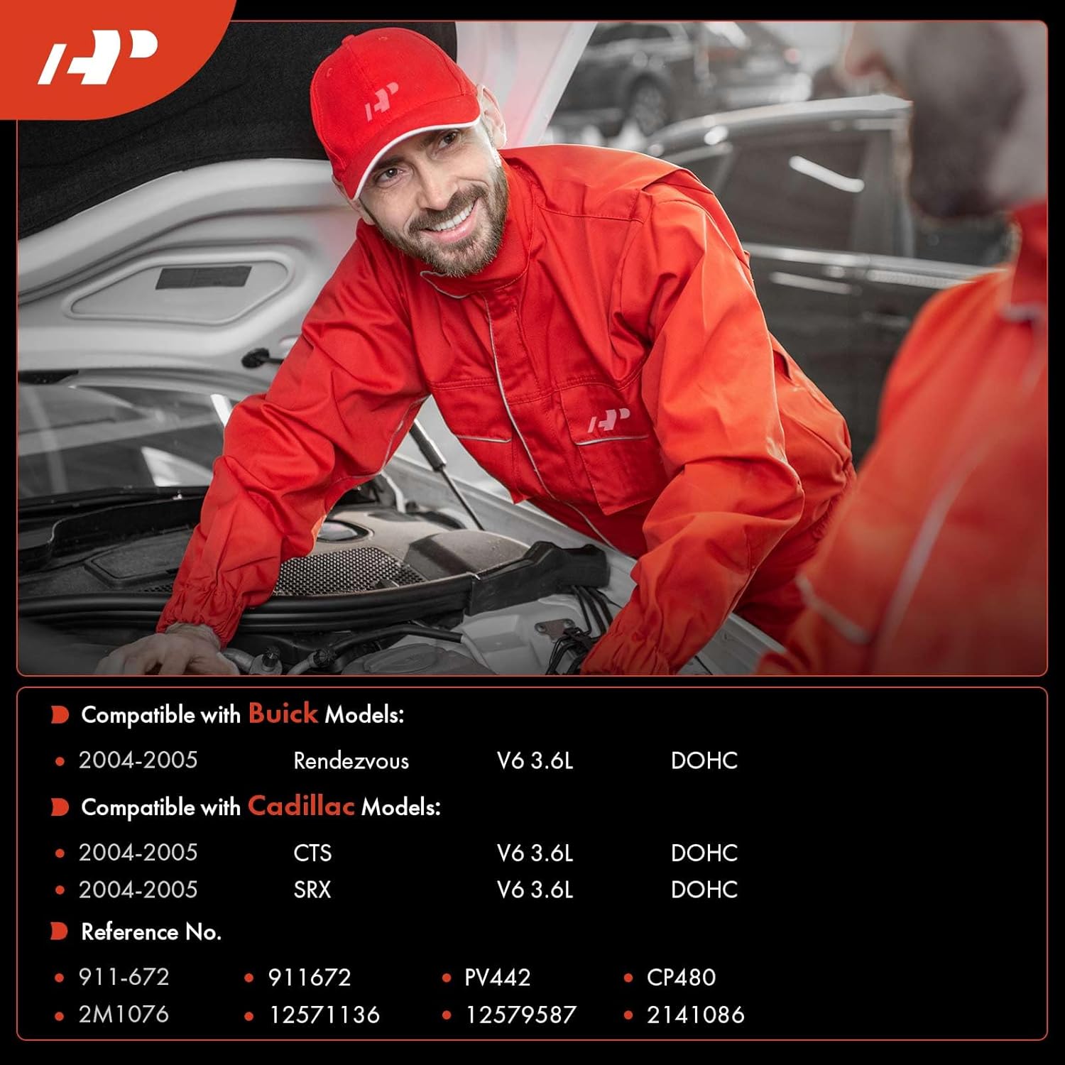 A-Premium Vapor Canister Purge Solenoid Valve Compatible with Cadillac SRX/CTS 2004-2005 & Buick Rendezvous 2004-2005, 3.6L, Replace# 12579587/12571136