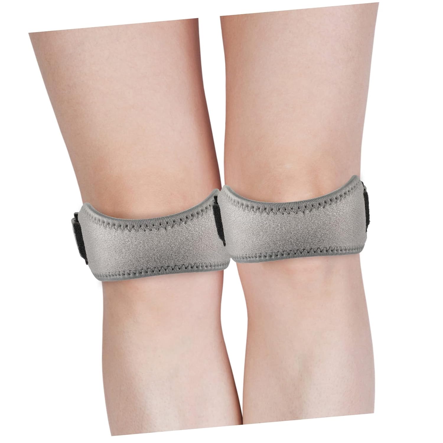 2pcs Running Hiking Knee Brace Patella Stabilizer Lightweight Knee Pad for Pain Relief