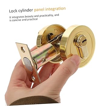 真鍮製　金色の男性顔の金属彫刻 ドアノブ Amazon.co.jp: FAVOMOTO ドアロック どあろっく ドアハンドル