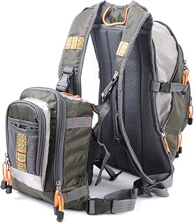 Maxcatch Fly Fishing Backpack with Tackle Chest Pack, Adjustable Size(Duo Fishing Backpack)