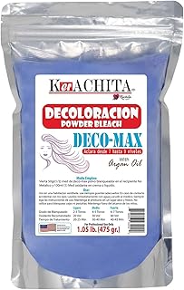 Professional Lightener for Hair Highlights, Bleaching, Highlighting, Balayage Kerachita Powder Bleach Blue Deco-Max, Decoloracion Azul en Polvo 1.05 Lb (475gr) Made in USA