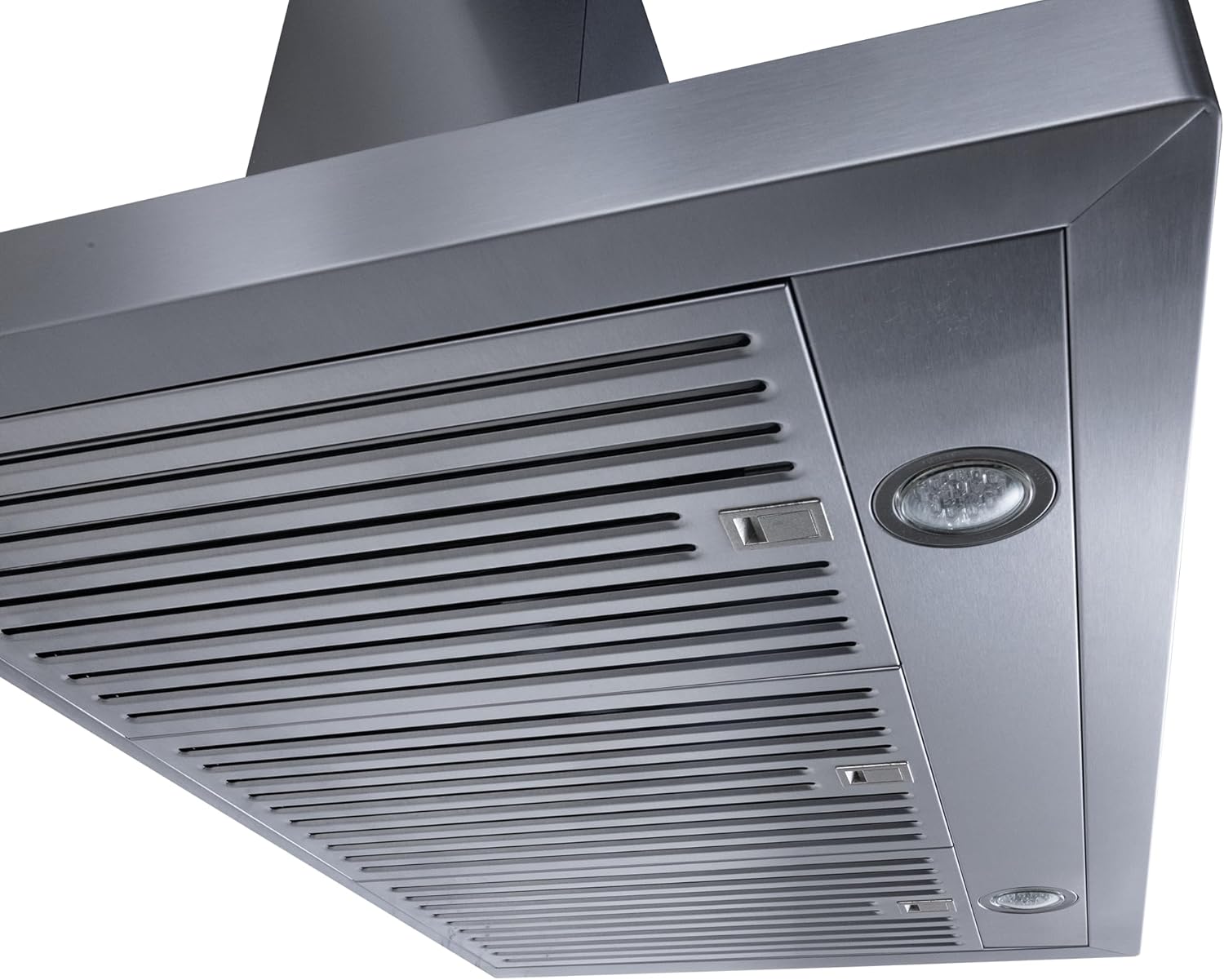 PROLINE 30-Inch Wall Mounted Range Hood, Ducted, 550 CFM, Stainless Steel, LCD Touch, Blower motor, 3 Speed, PLSW 520.30, Kitchen Range Hoods