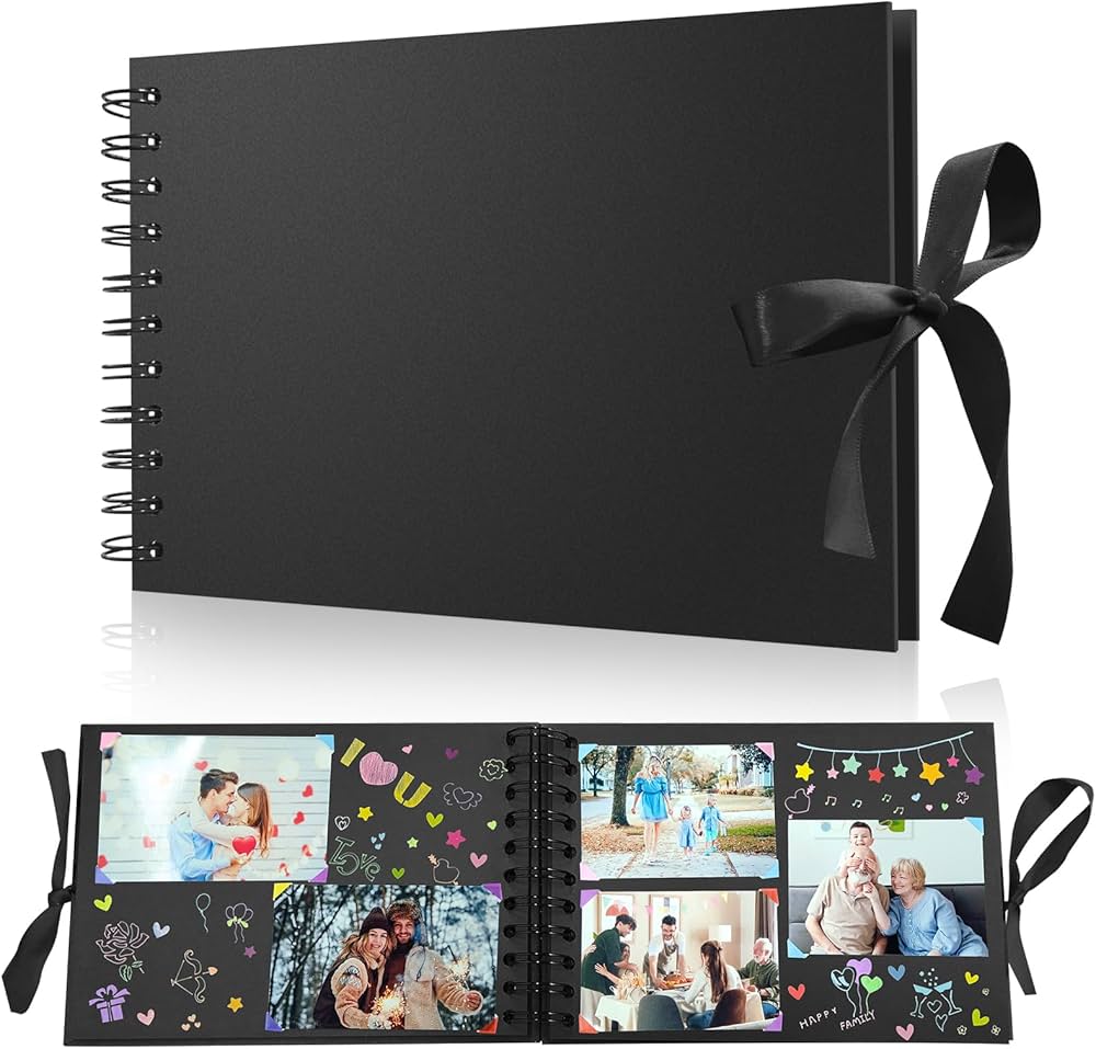 Acquista Album fotografico Scrapbook Libro fatto a mano 30 pagine con copertina in legno Album fai-da-te per la famiglia in Italia a partire da 24