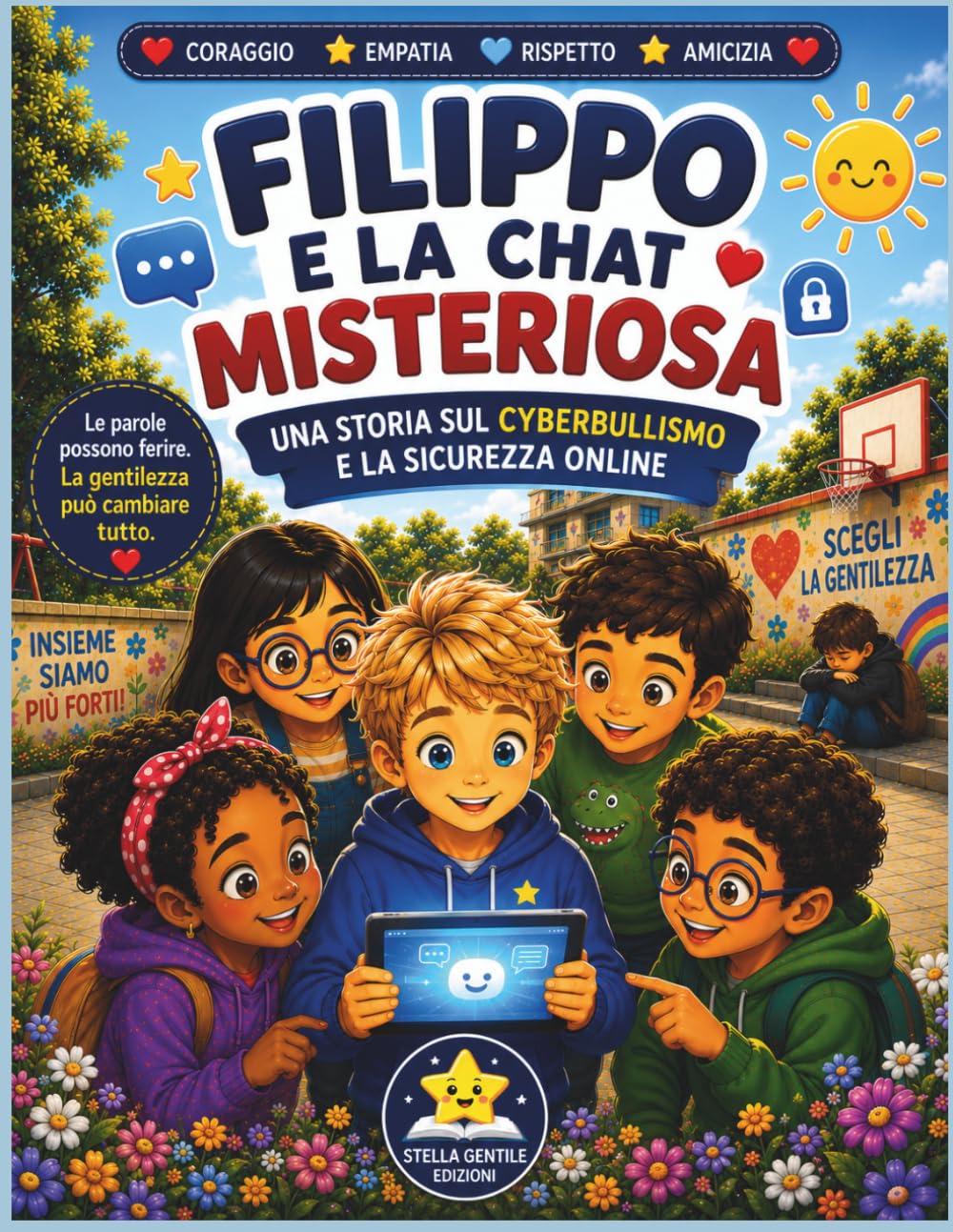 FILIPPO E LA CHAT MISTERIOSA: Una storia sul cyberbullismo e la sicurezza online (Filippo impara a stare sicuro)