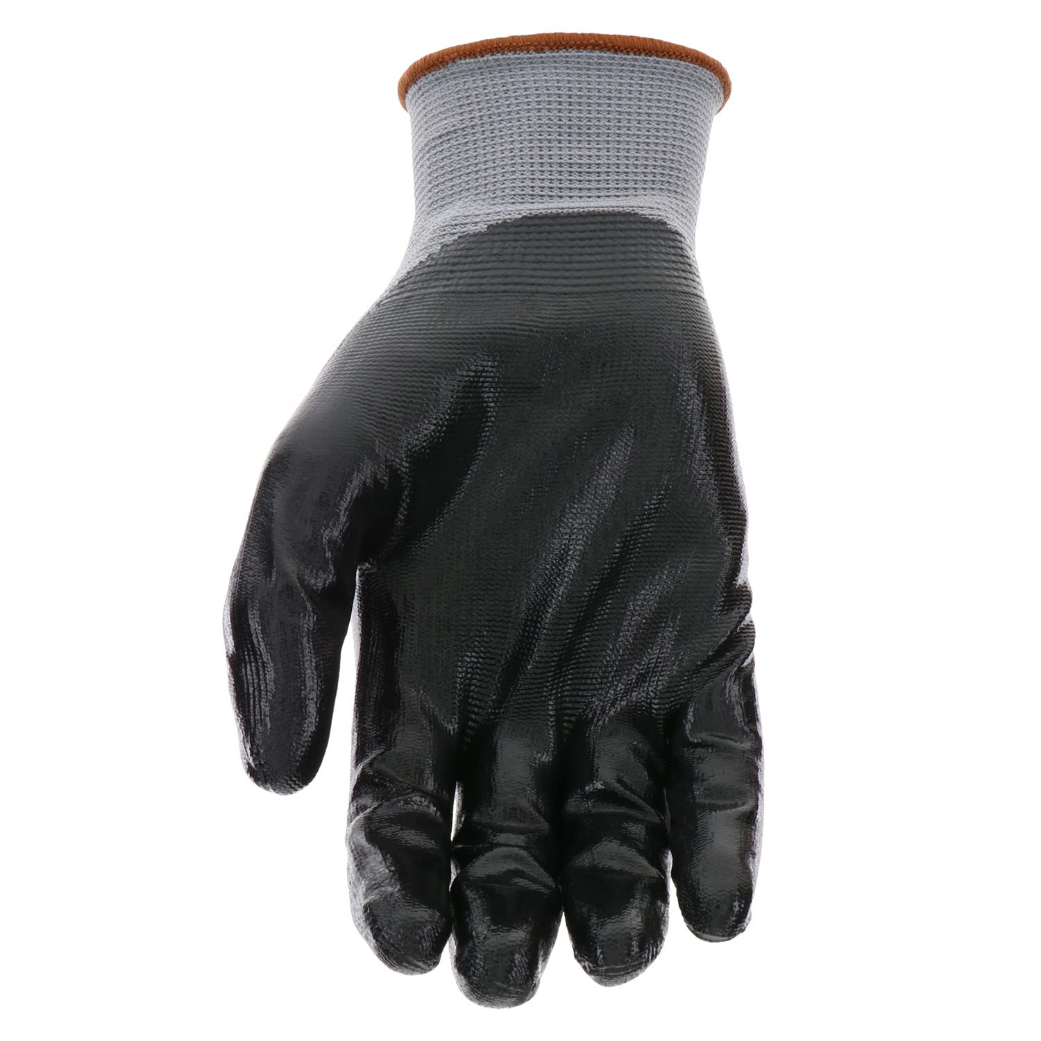 West Chester 37130 m Nitrile Coated Nylon Shell Gloves Medium Gray — view 5