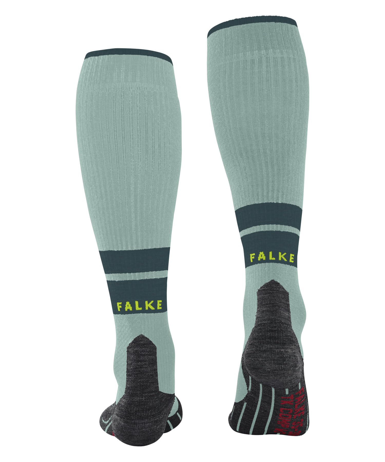 FALKE TK Compression W Kh laine fil fonctionnel 1 paire, Chaussettes de randonnée Femme, Vert Mint 7630 - Tour de mollet W1, 39-42 W1