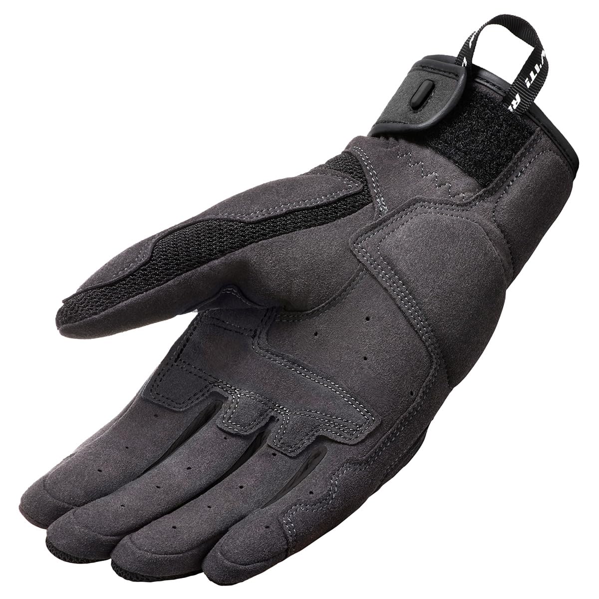 REV'IT! Revit Volcano Guanti da moto da donna, nero/nero, XL