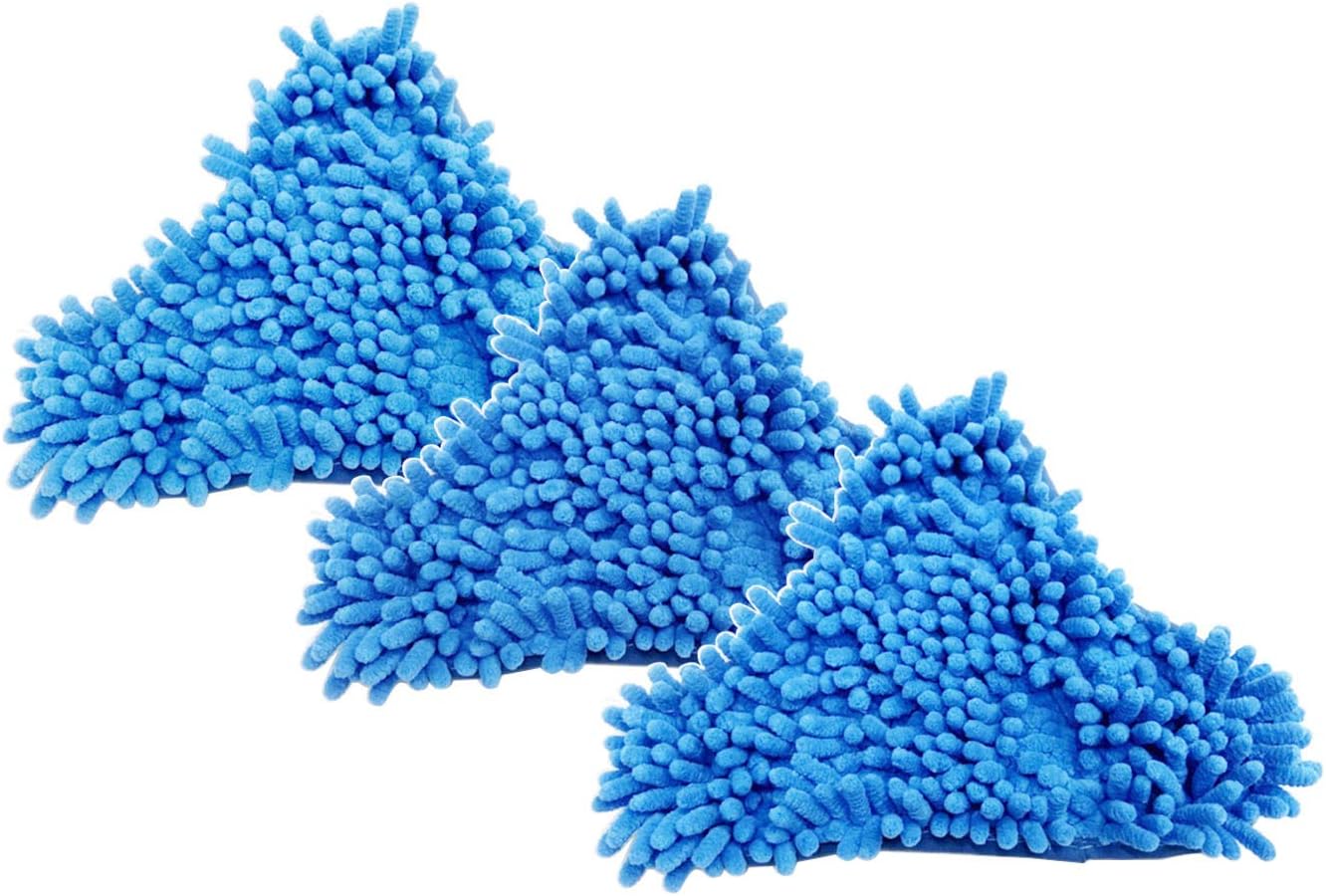 LGEGE Pack of 3 H2O Steam Mop X5 Pads Washable Reusable
