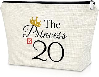 20th Birthday Gifts for Women Makeup Bag 20 Year Old Birthday Gifts Happy 20th Birthday Gift Cosmetic Bag Turning 20th Gift for Friend Sister Daughter Wife Her Cosmetic Travel Pouch