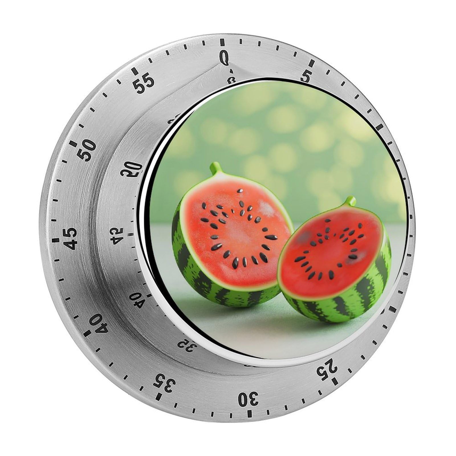 Watermelon Kitchen Timer Magnetic Countdown Countup Timer for Cooking Baking 8x8cm