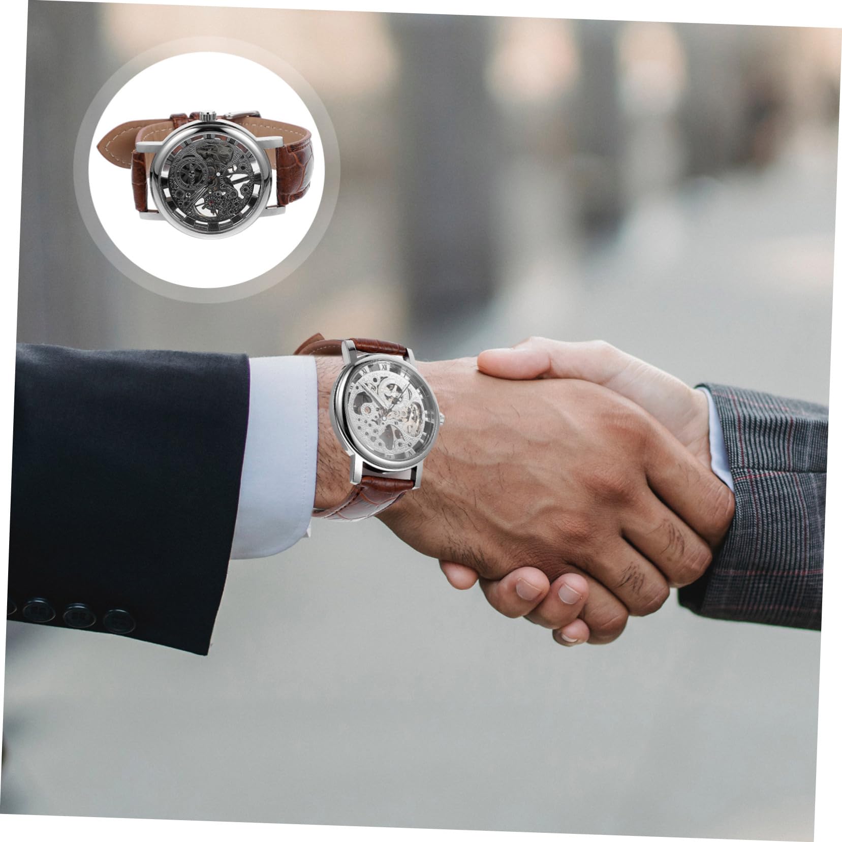 GALPADA 2 Stück 036 Damenarmbanduhren armbanduhren für damen Herrenuhren manuelle mechanische Uhr für Männer mechanische uhr mit rundem zifferblatt wählen Anschauen Fräulein