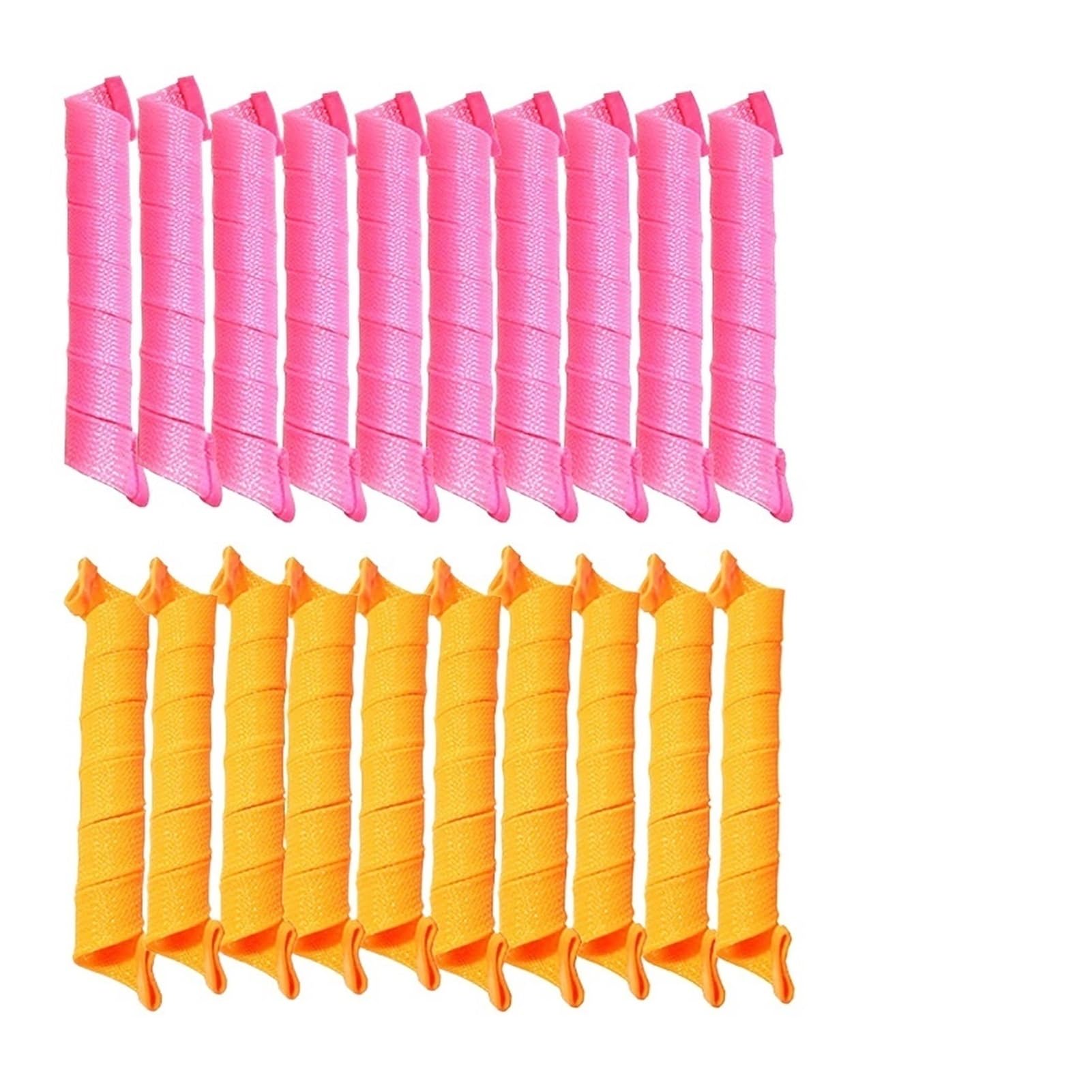Rulos for el cabello (30/45/55/65 cm), forma de caracol, sin onda, rizos redondos en espiral, rizador pelo suave, rodillos mágicos for DIY(30CM 20PCS)