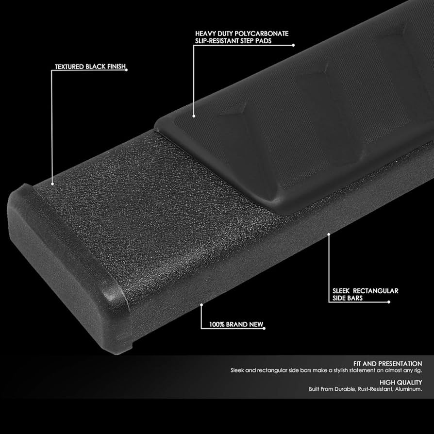Amazon.com: DNA MOTORING 5 Inches Running Boards Compatible