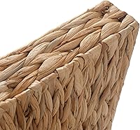 Vista 3 de Water Hyacinth Letter Tray, Woven Desk Tray, Wicker Desktop Basket Organizer for Papers, Documents, Magazines, Files