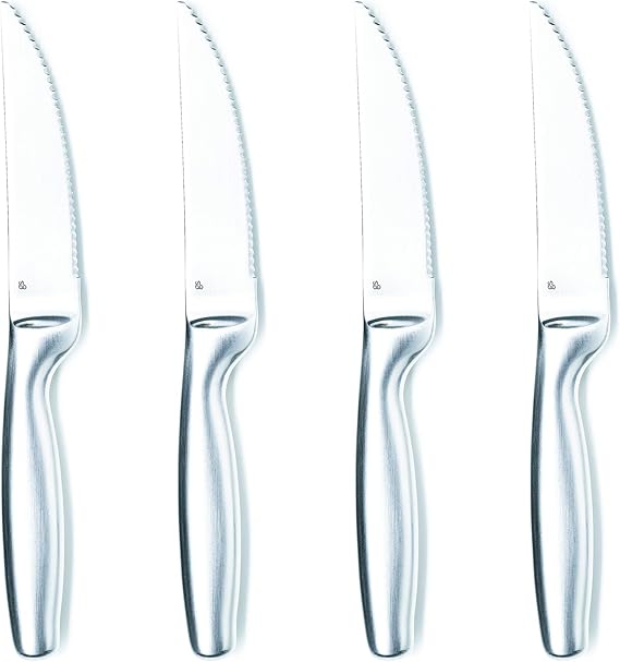 Gourmet Settings Steak Set of 4, Stainless Steel Serrated