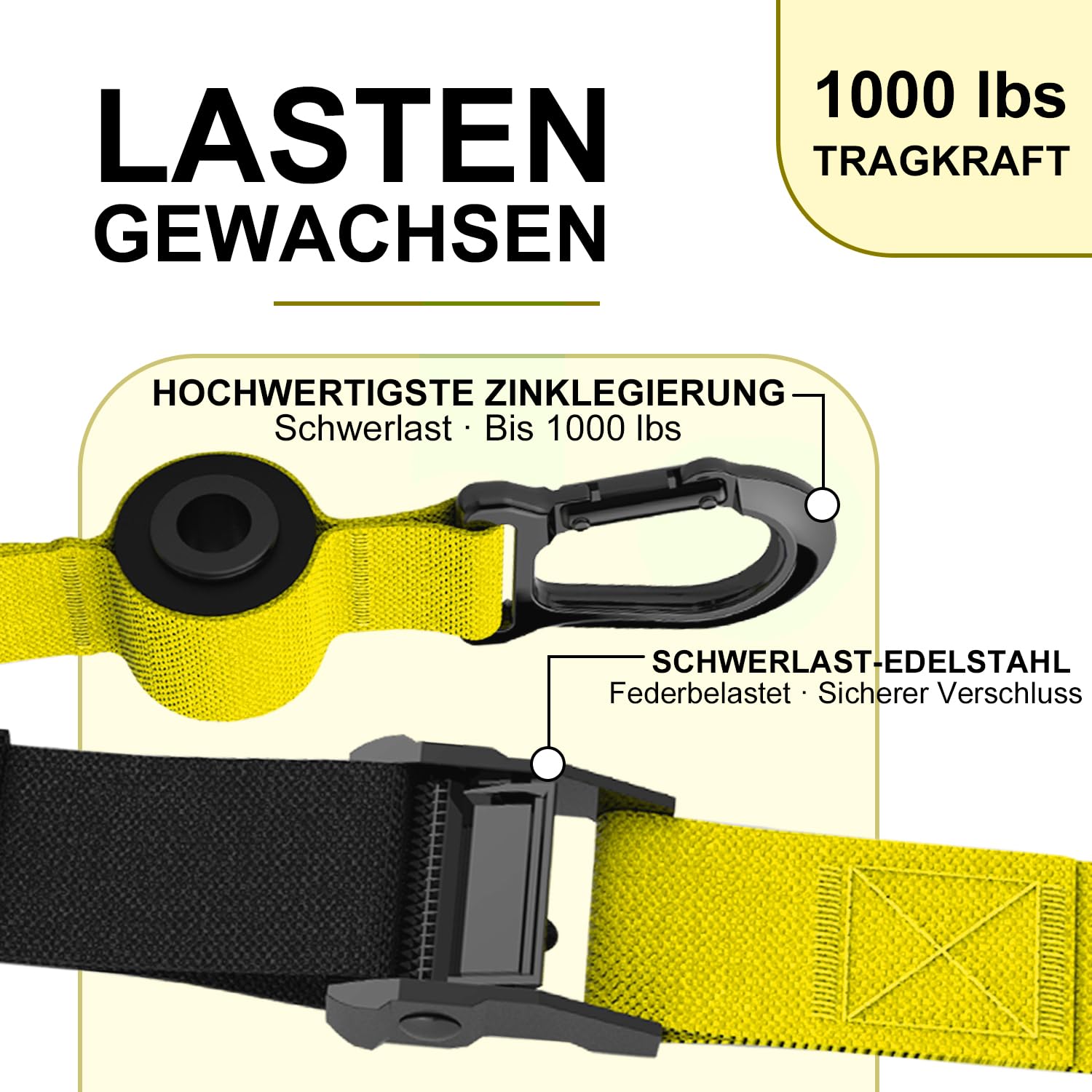 RHINOSPORT Schlingentrainer Sling Trainer Set mit Türanker Einstellbar Fitness Zuhause Suspension - geeignet für unterwegs und für das Training im Innen- und Außenbereich