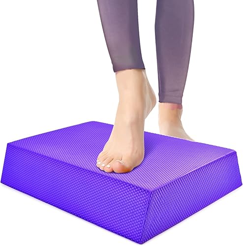Almohadillas de espuma de equilibrio, tabla de yoga para ejercicios de equilibrio, alfombrilla acolchada de rodilla, entrenamiento de fitness para