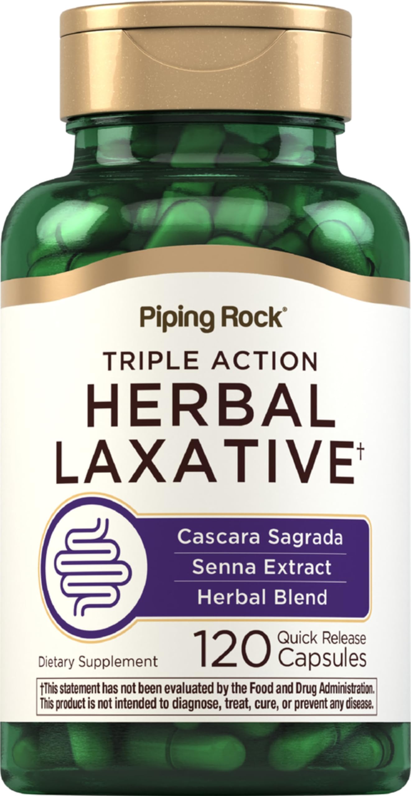 Piping Rock Herbal Laxative Capsules