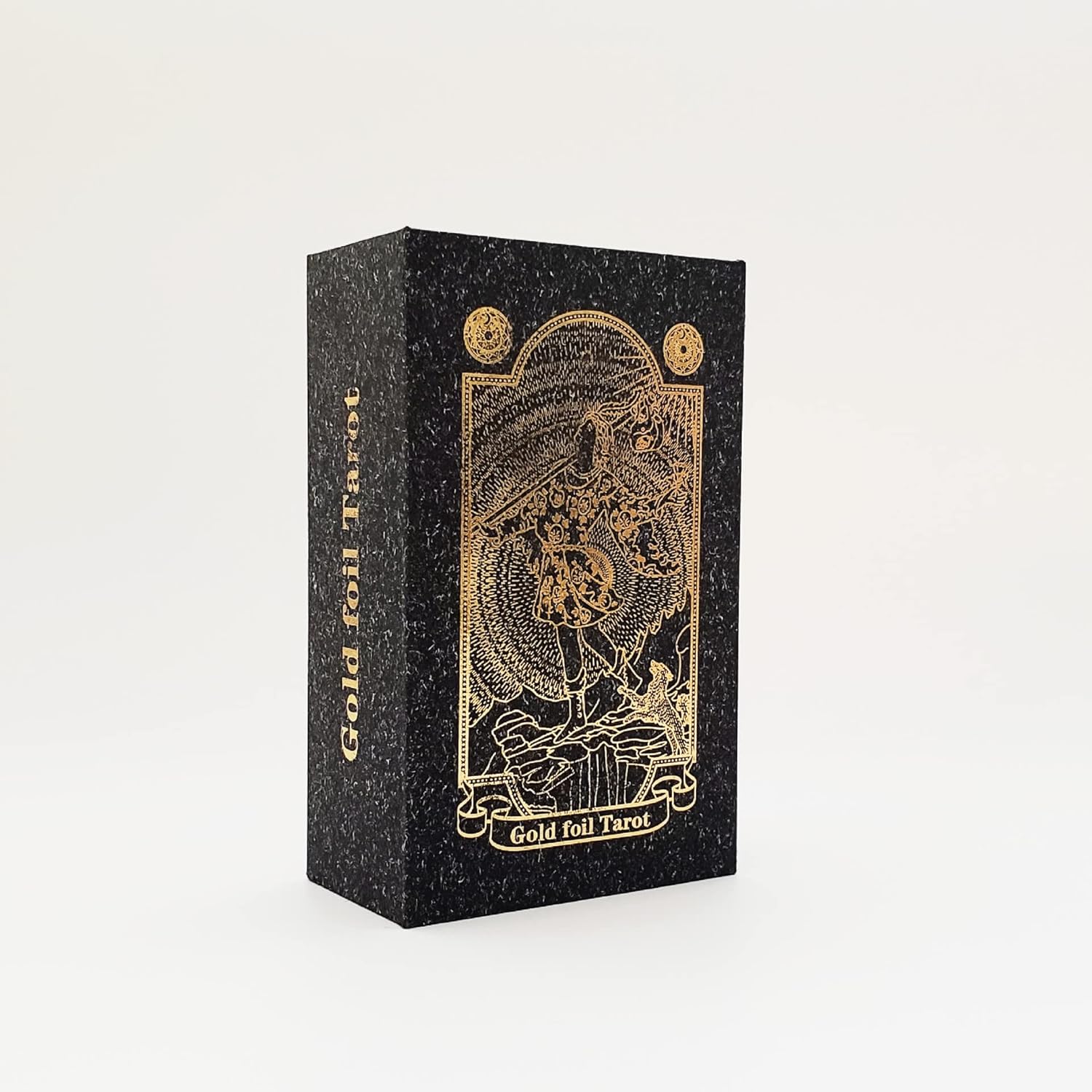 Tarot Cards,Golden Tarot for Beginners,Water Proof with Guide -Fortune Telling Cards, 78 Fortune Storytelling Playset for Family Families Birthday, Black