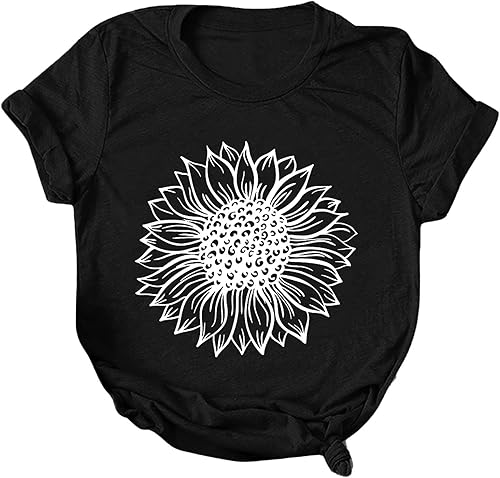 Blusa de manga corta para mujer, camisetas para mujer, lindas camisetas con gráficos de verano para mujer, camiseta de manga corta para vacaciones