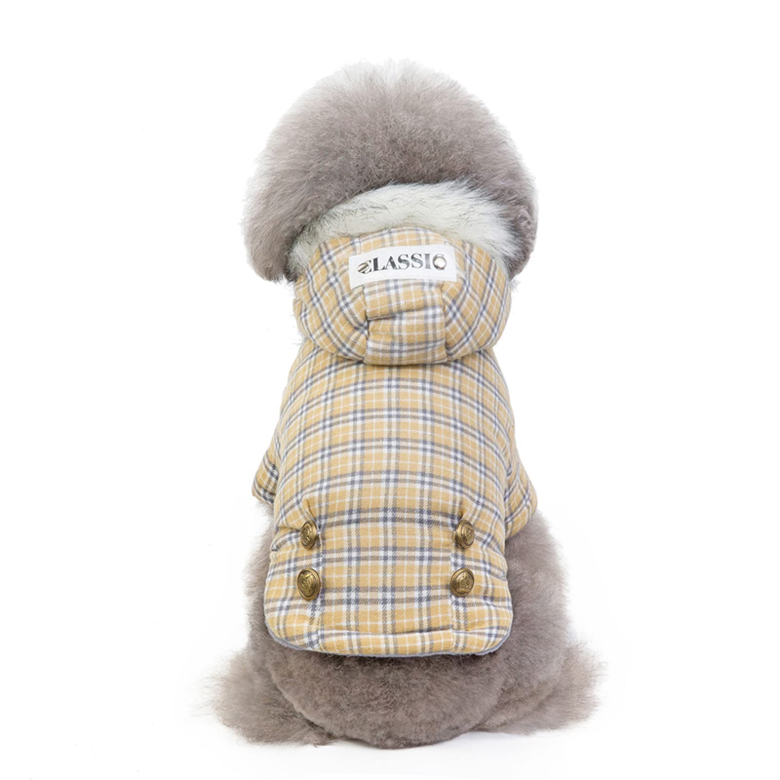 Veste pour chat et chien en coton épais rembourré de qualité supérieure