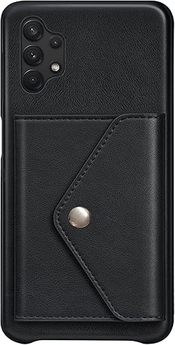 Miniatura 7 de XcaseBar Funda protectora para Samsung Galaxy A32 5G Funda de tarjeta de crédito titular de la tarjeta de crédito Funda de cuero PU para Galaxy A32