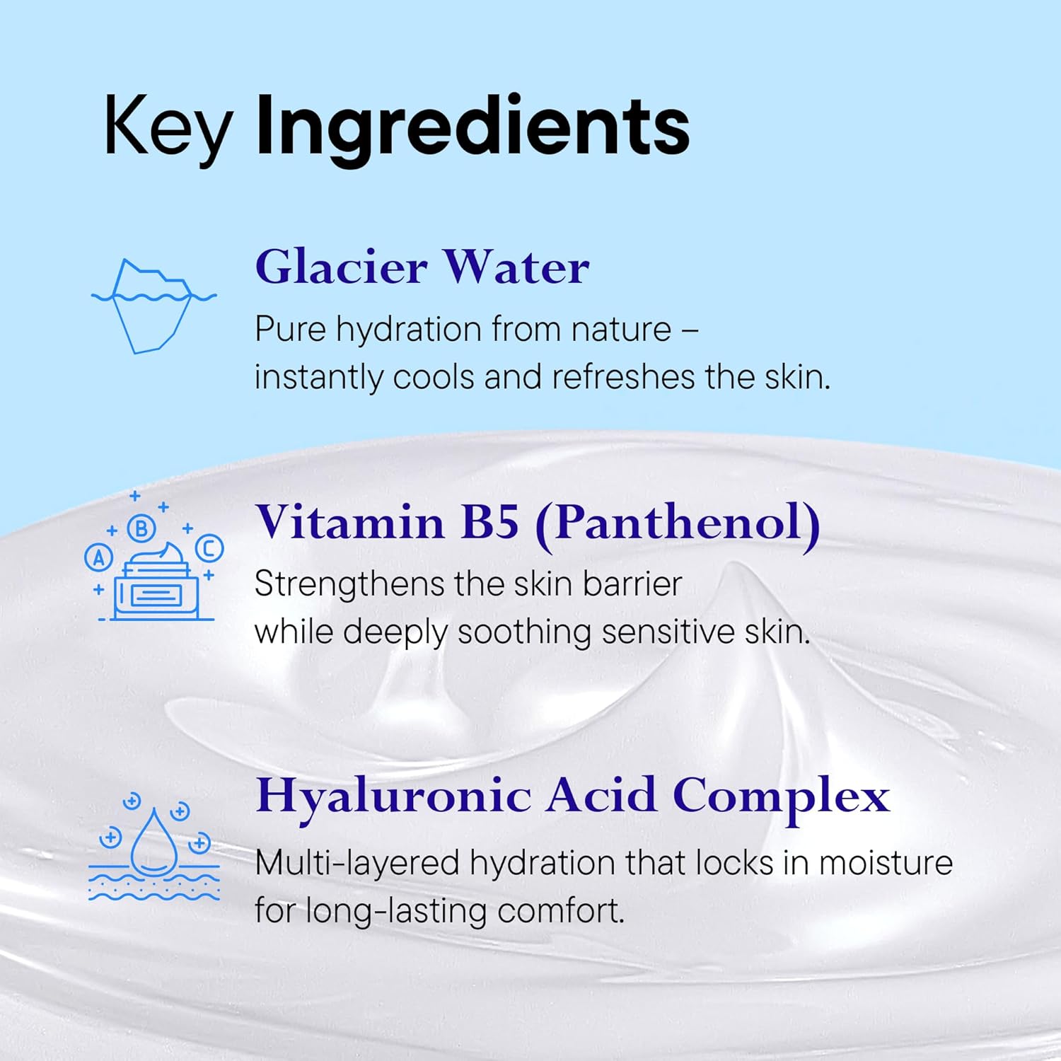 ALIVELAB Multi Ice B5 Cream – Glacier Water Cooling Moisturizer with Vitamin B5 & Hyaluronic Acid for Deep Hydration and Calm Skin, Lightweight Gel Cream for Sensitive Skin (3.38 fl.oz)