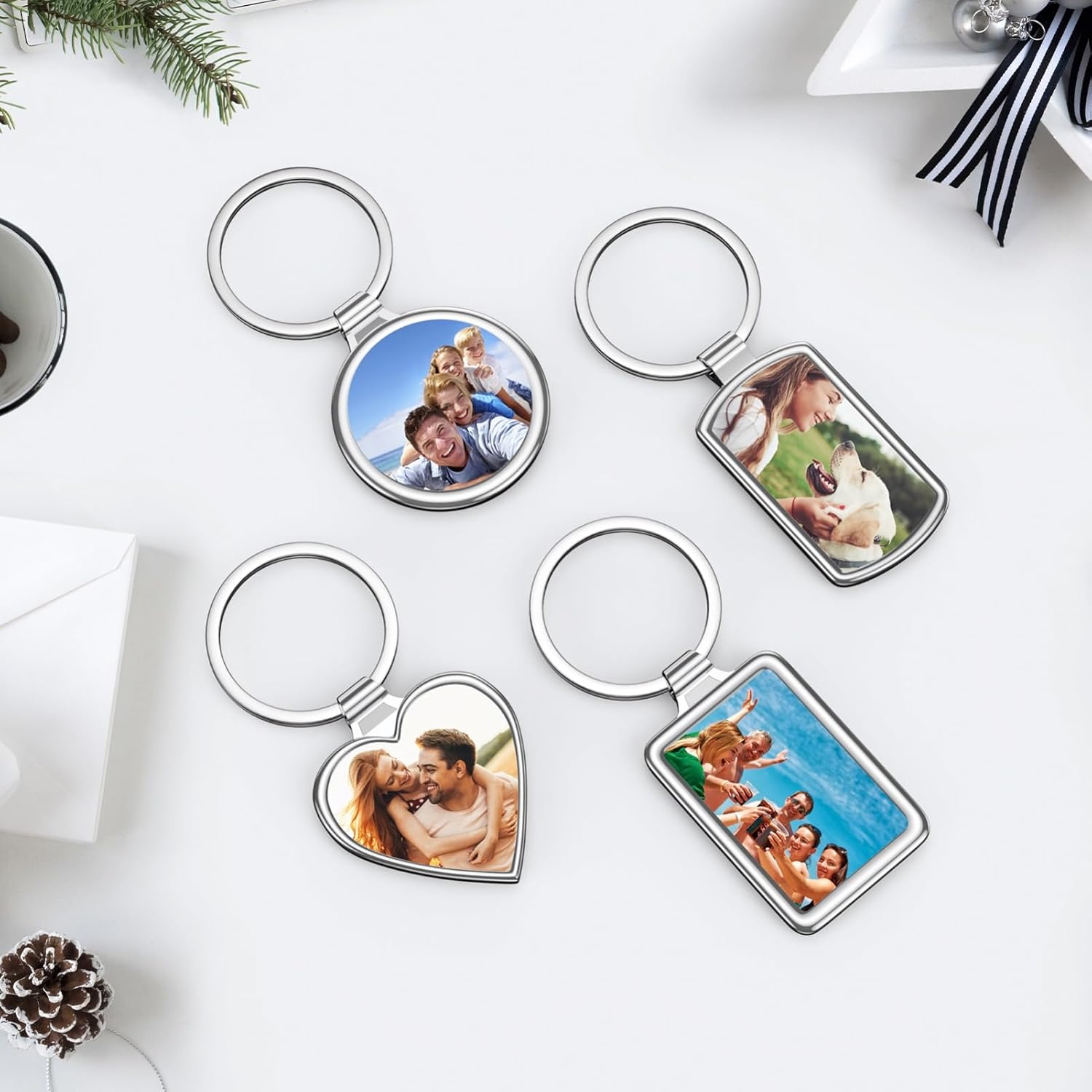 Porte Clef Jolies Pattes De Chien Porte Clé Couple Coeur | FindTheDeal