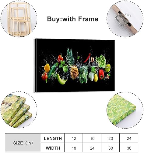 Miniatura 2 de Pintura De Lienzo Pintura De Frutas De La Pared Impresiones De Lienzo De Arte Para La Decoración Del Poster Decorative Painting Canvas Wall Posters