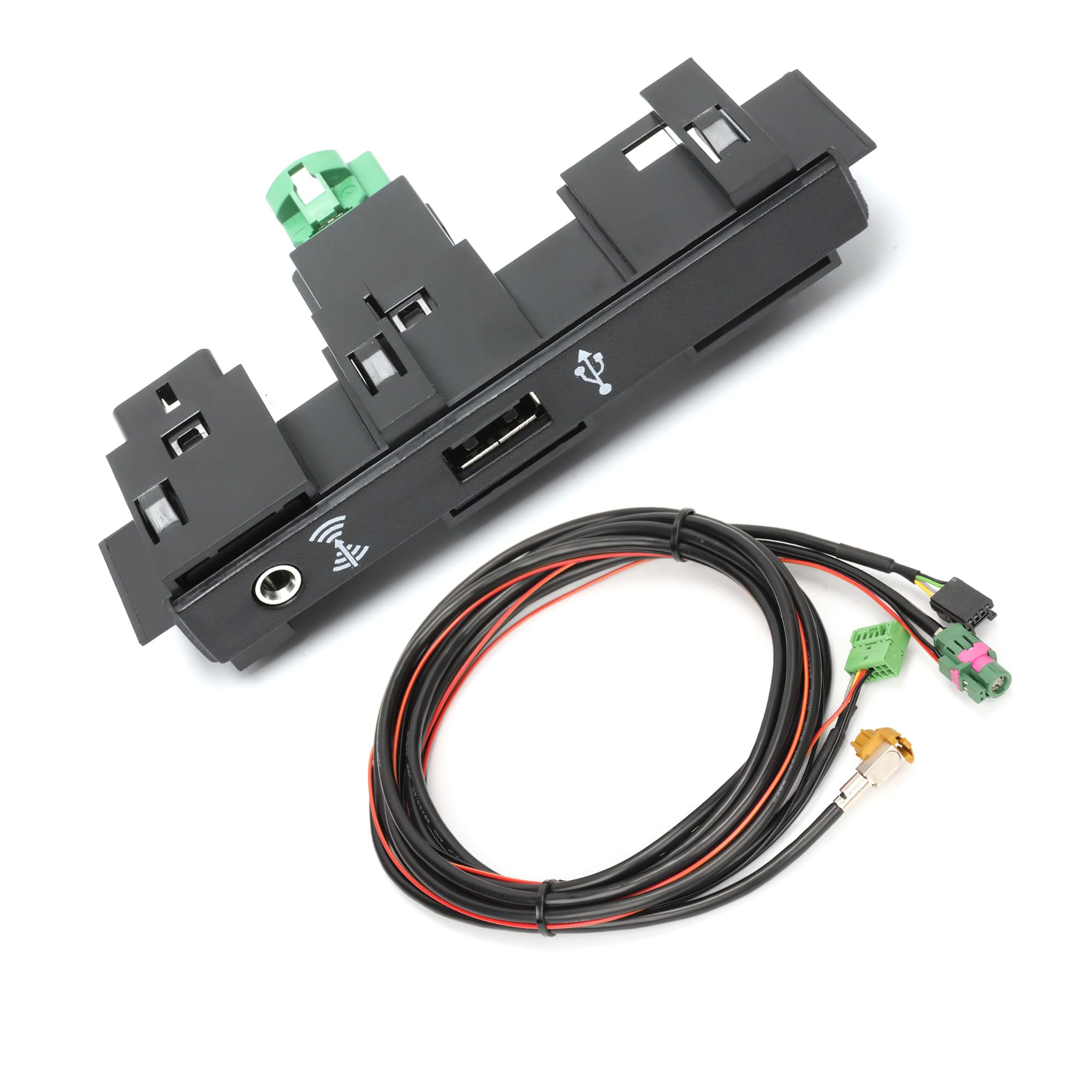 Supporto KUDA 6365 Per Navigatore/smartphone - Per VW Tiguan Dal 2016 (nero, Similpelle)