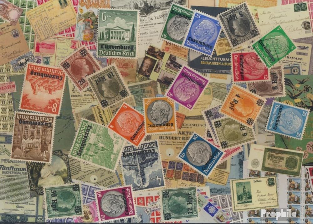 Prophila Collection Luxemburgo (alemán.ocupación.2.Guerra Mundial.) 25 Varios Sellos (Sellos para los coleccionistas)